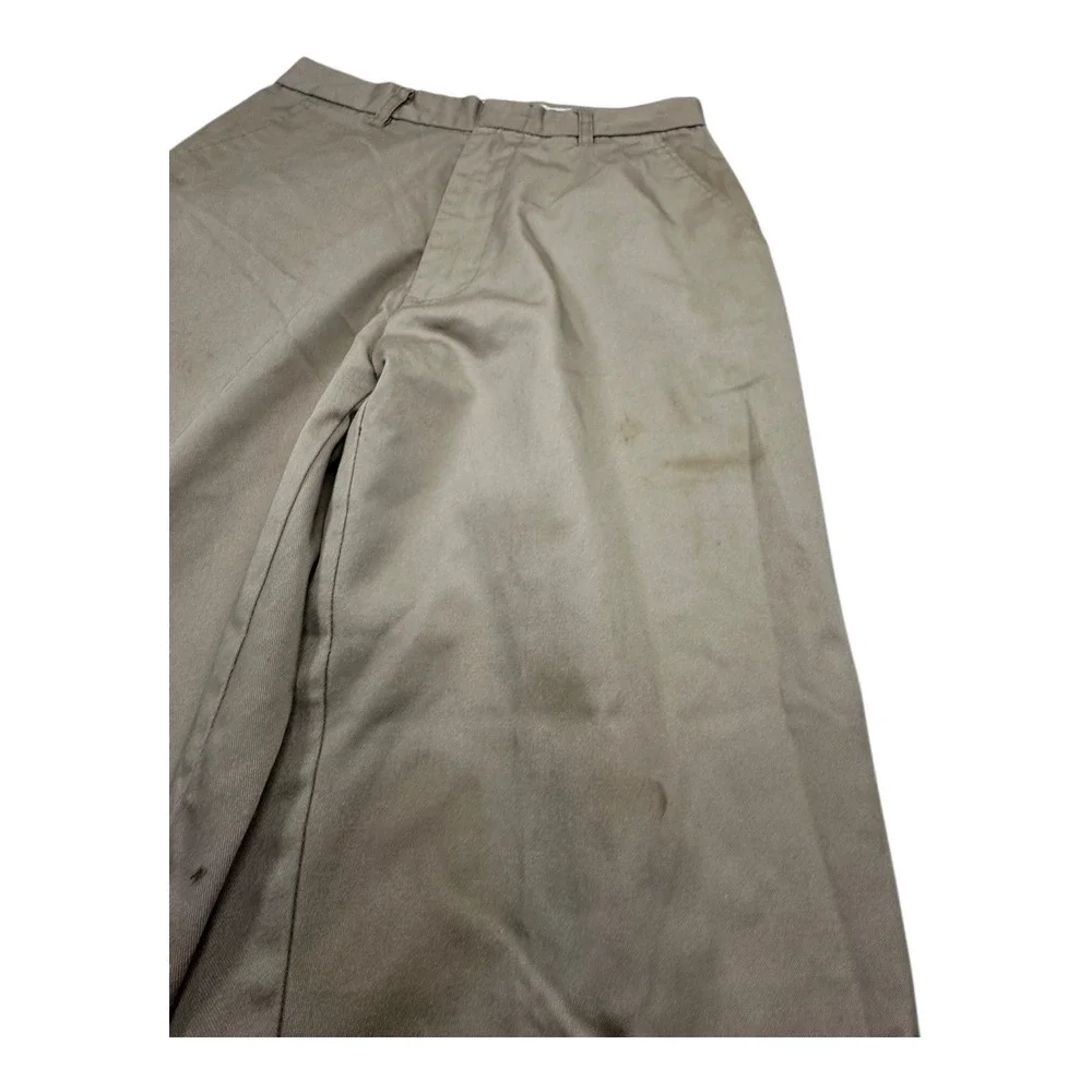 School Uniform Khaki Pants Boys Girls Flat Front‎ Classic Fit Size 30x30